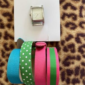 Watch with interchangeable bands